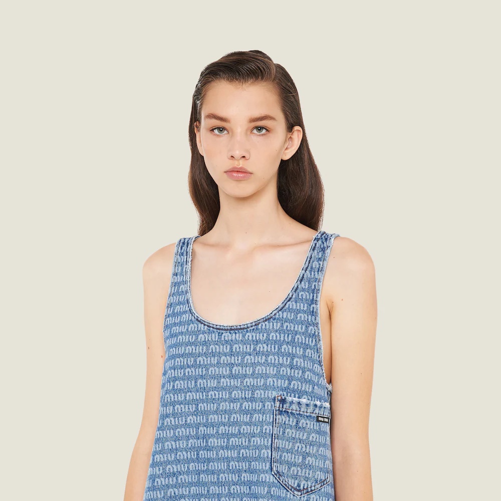 Denim mini-dress - 3