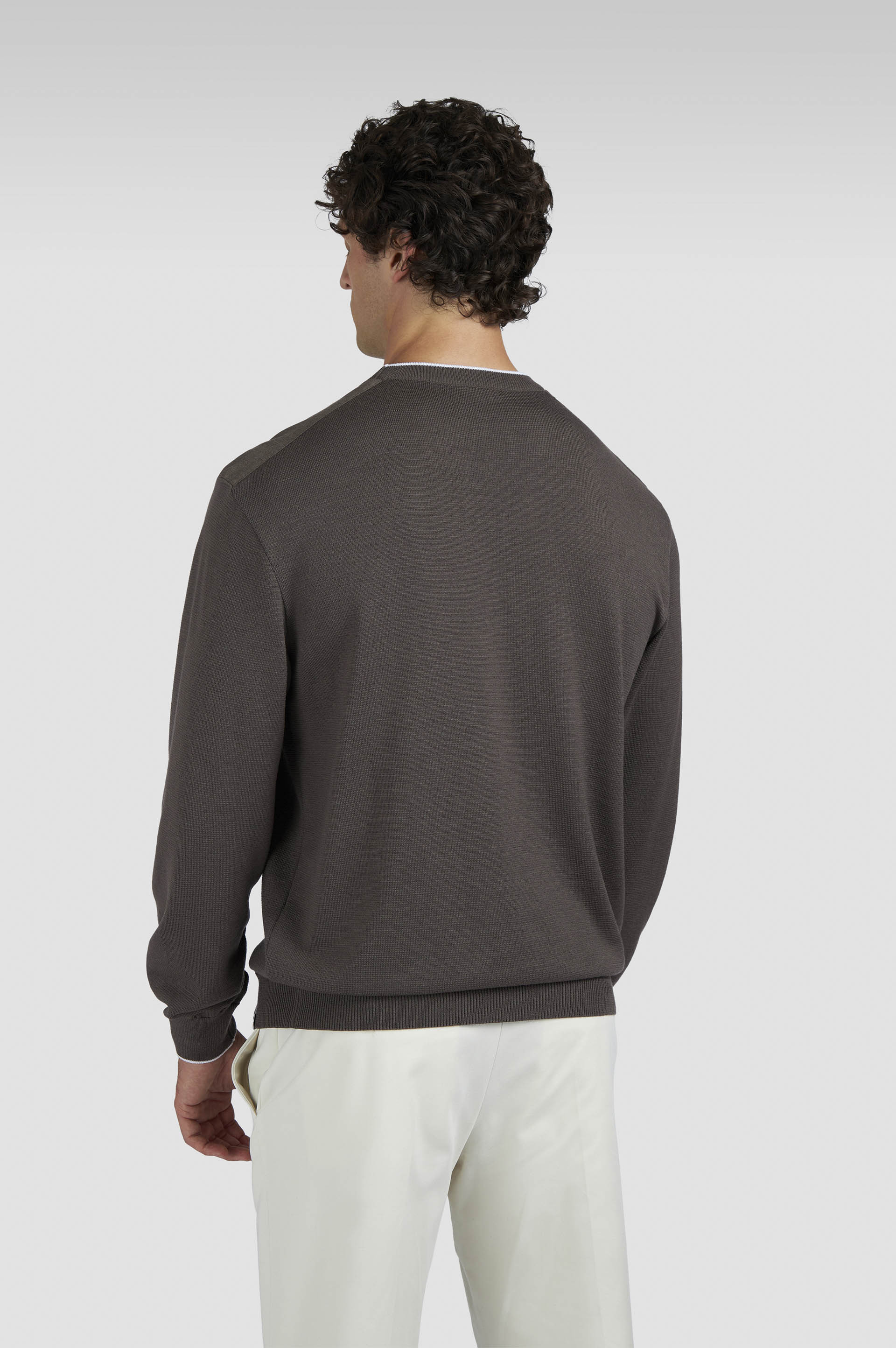 MERINO EXTRAFINE CREWNECK SWEATER - 3