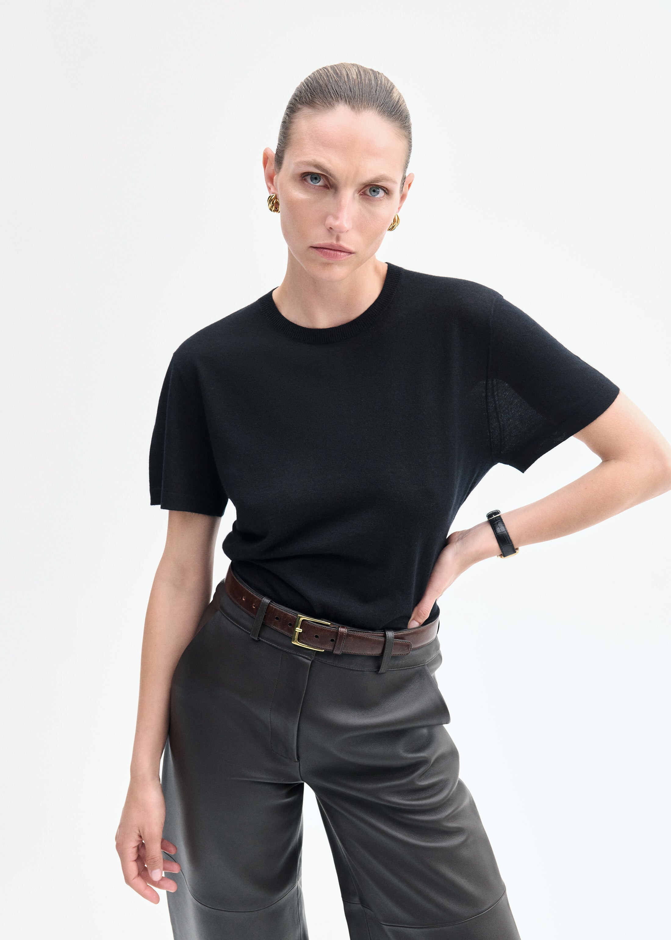 T-Shirt in Fine Cashmere - 2