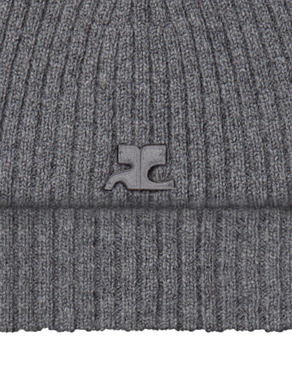 logo-embroidered beanie - 2