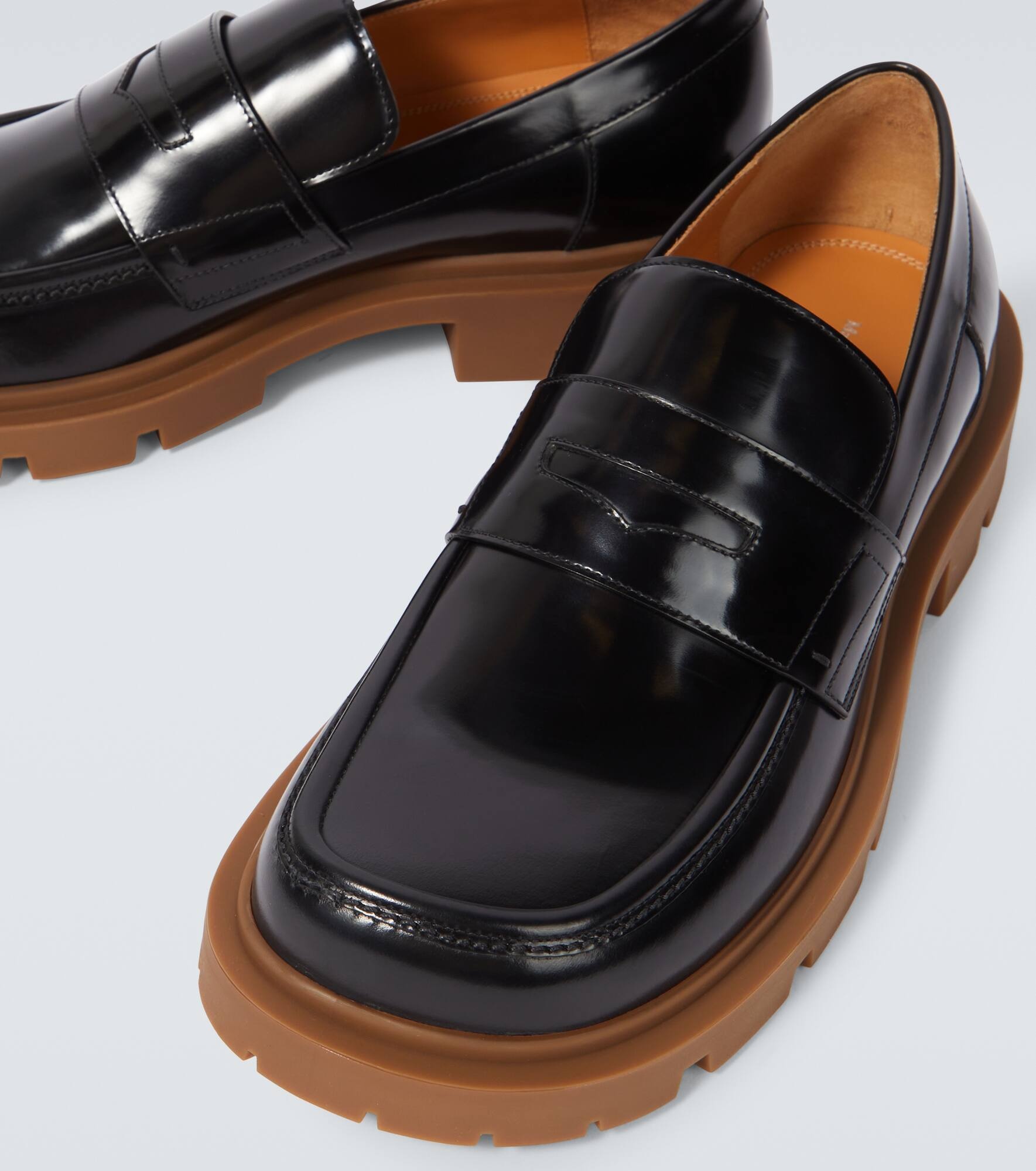 Ivy leather penny loafers - 3