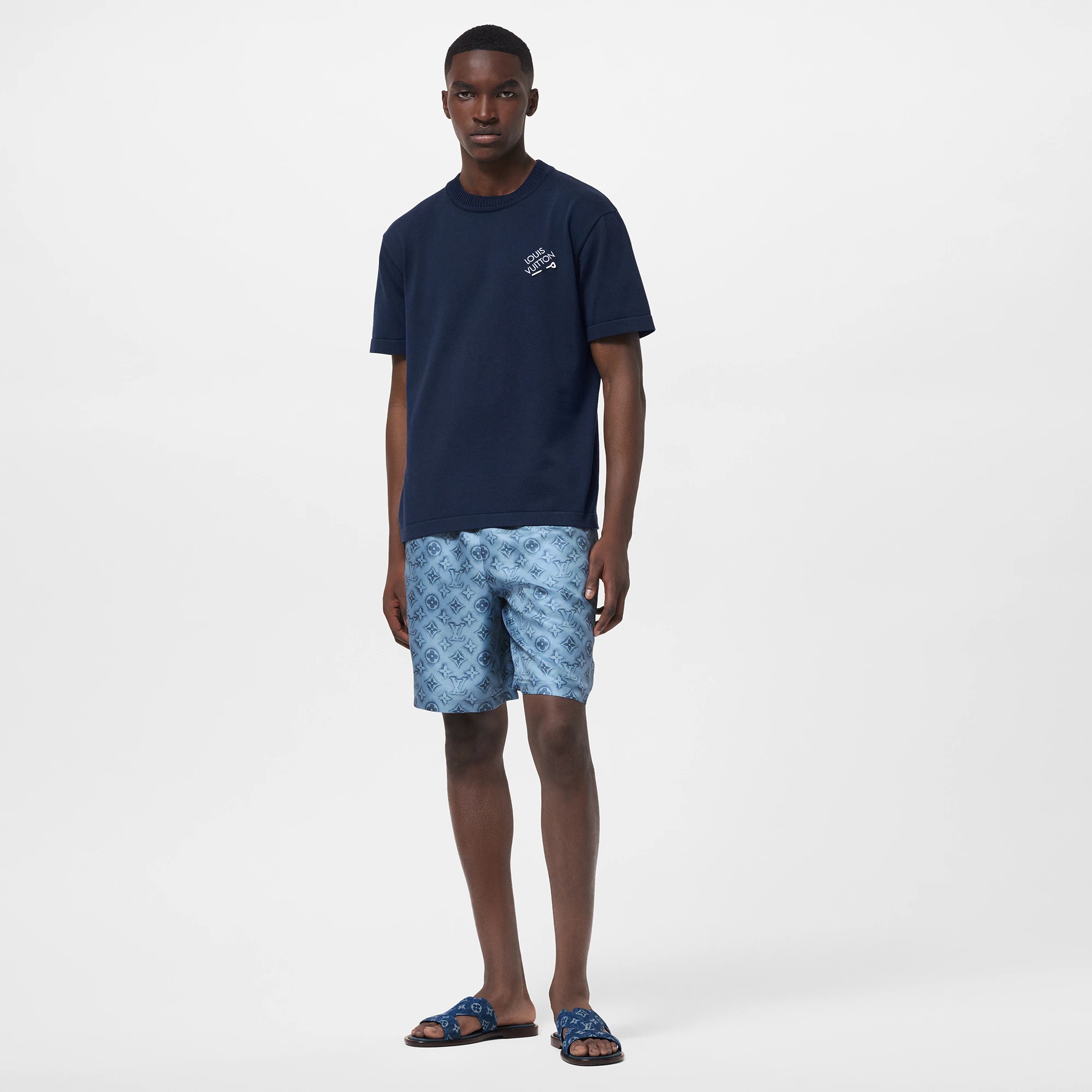 Signature Short-Sleeved Cotton Crewneck - 4