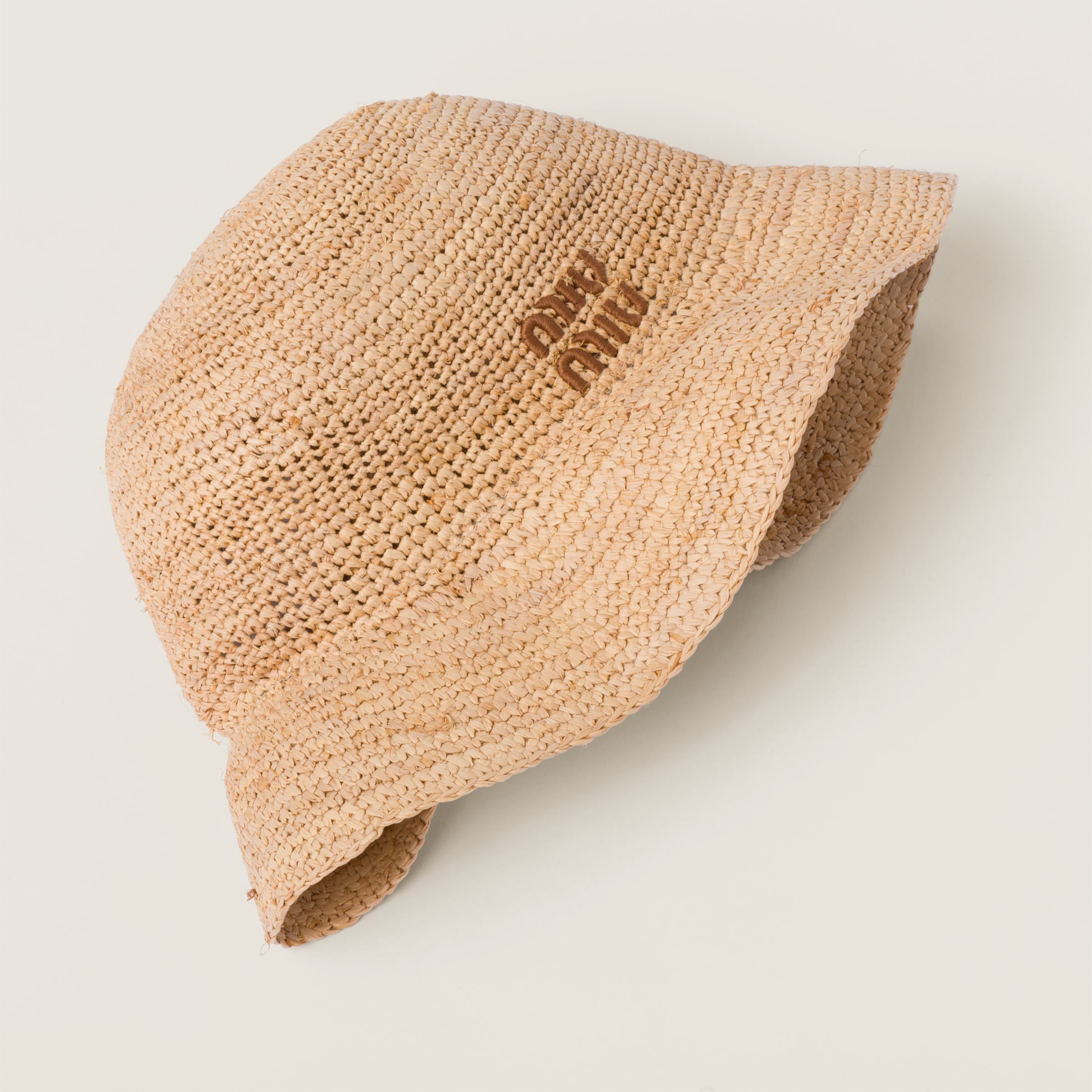 Woven fabric bucket hat - 3