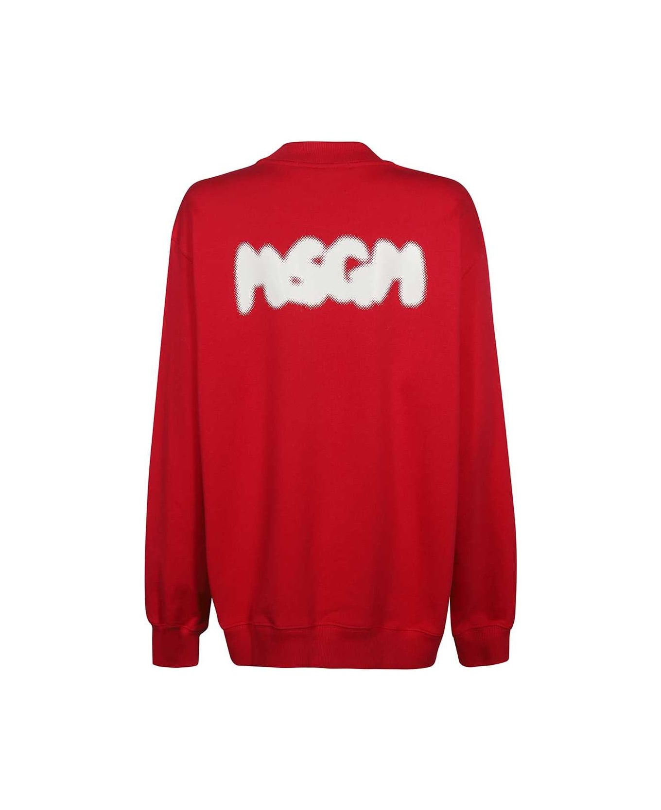 Cotton Crew-neck Sweatshirt - 2