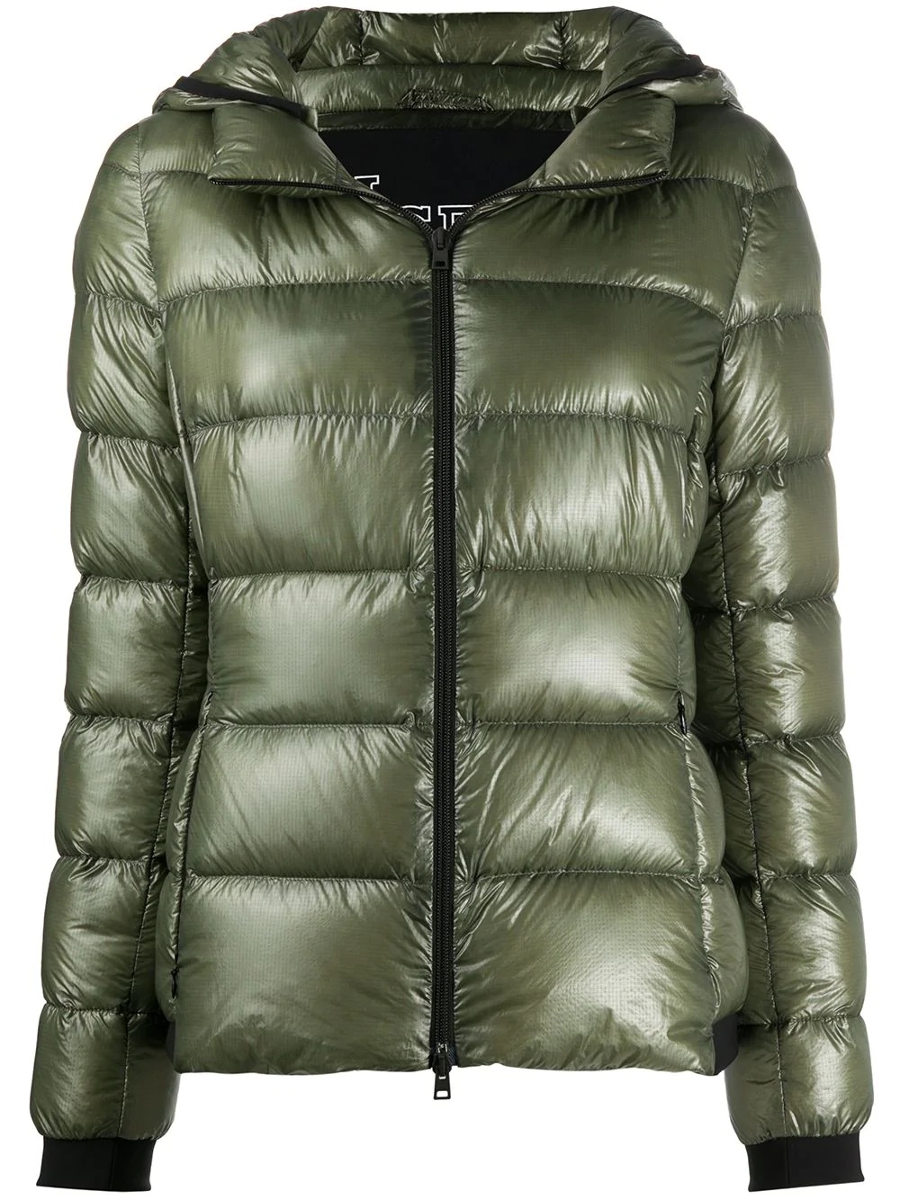 hooded puffer jacket - 1