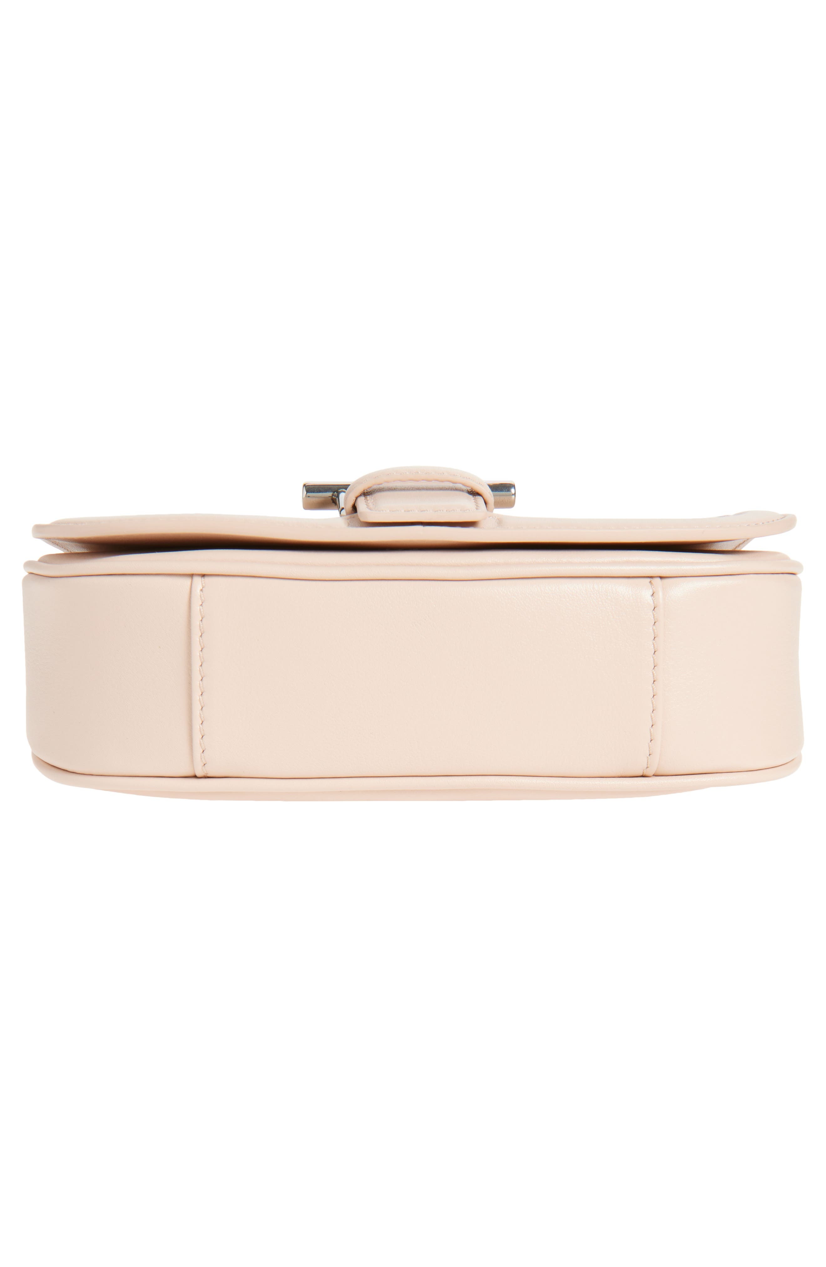 McQueen Mini T-Bar Shoulder Bag in Blush Pink/Silver at Nordstrom - 6