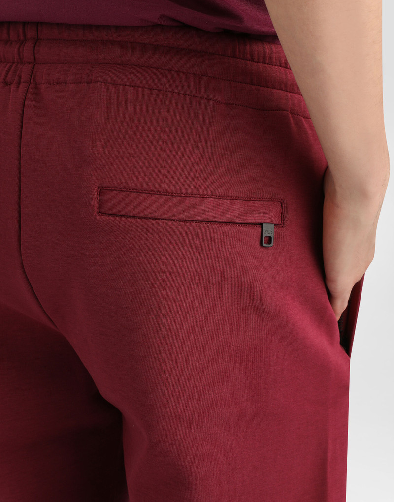 Jersey jogging shorts with embroidery 5
