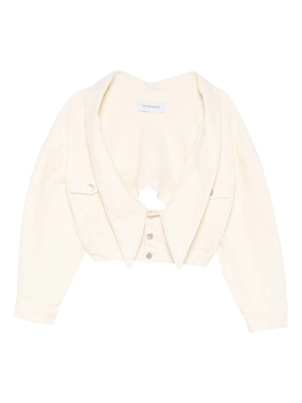 button denim jacket - 1