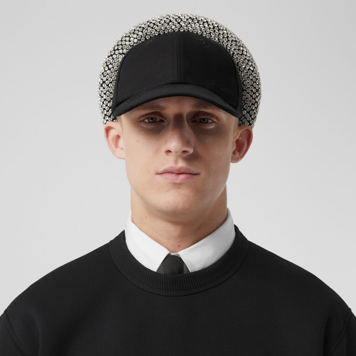 Crystal Headband Detail Reconstructed Cap - 3