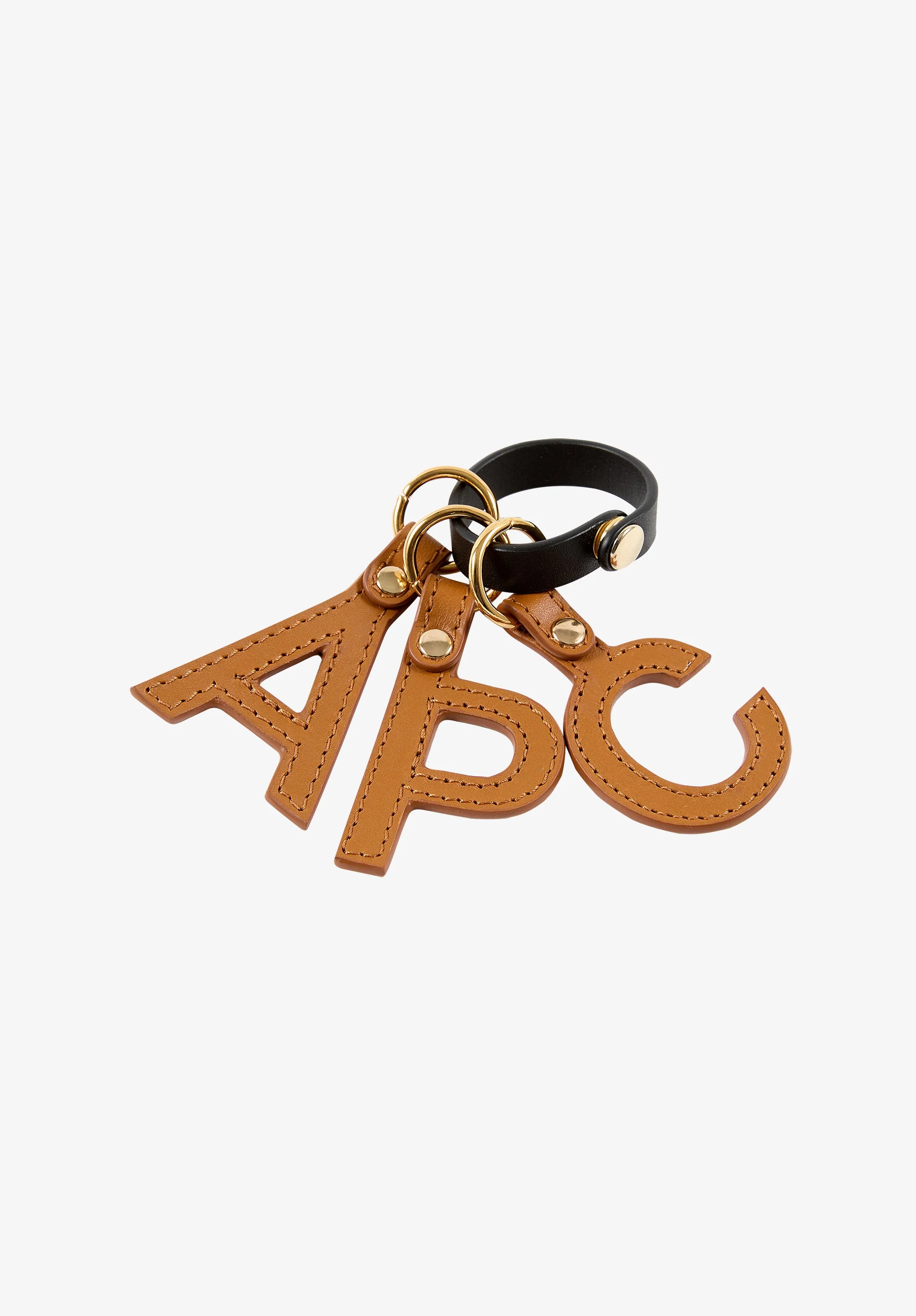 A.P.C. LETTERS KEY RING - 1