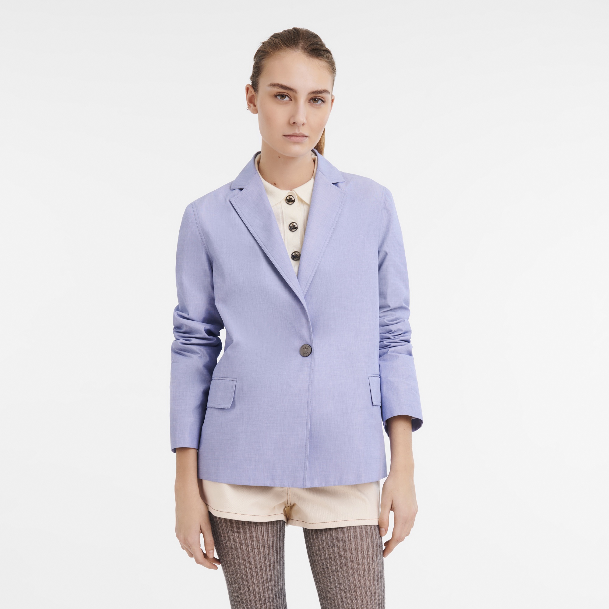 Jacket Sky Blue - Oxford cloth - 2