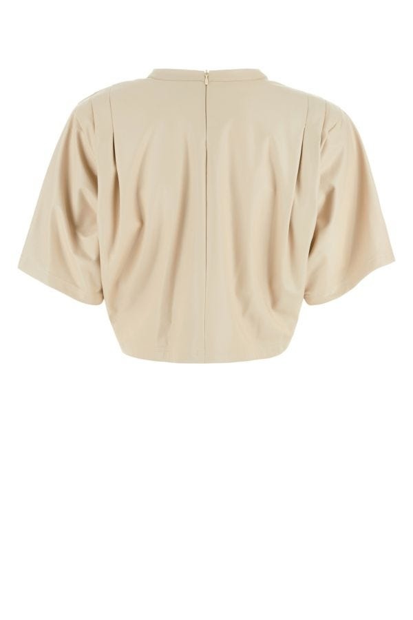 Isabel Marant Etoile Woman Sand Synthetic Leather Top - 2