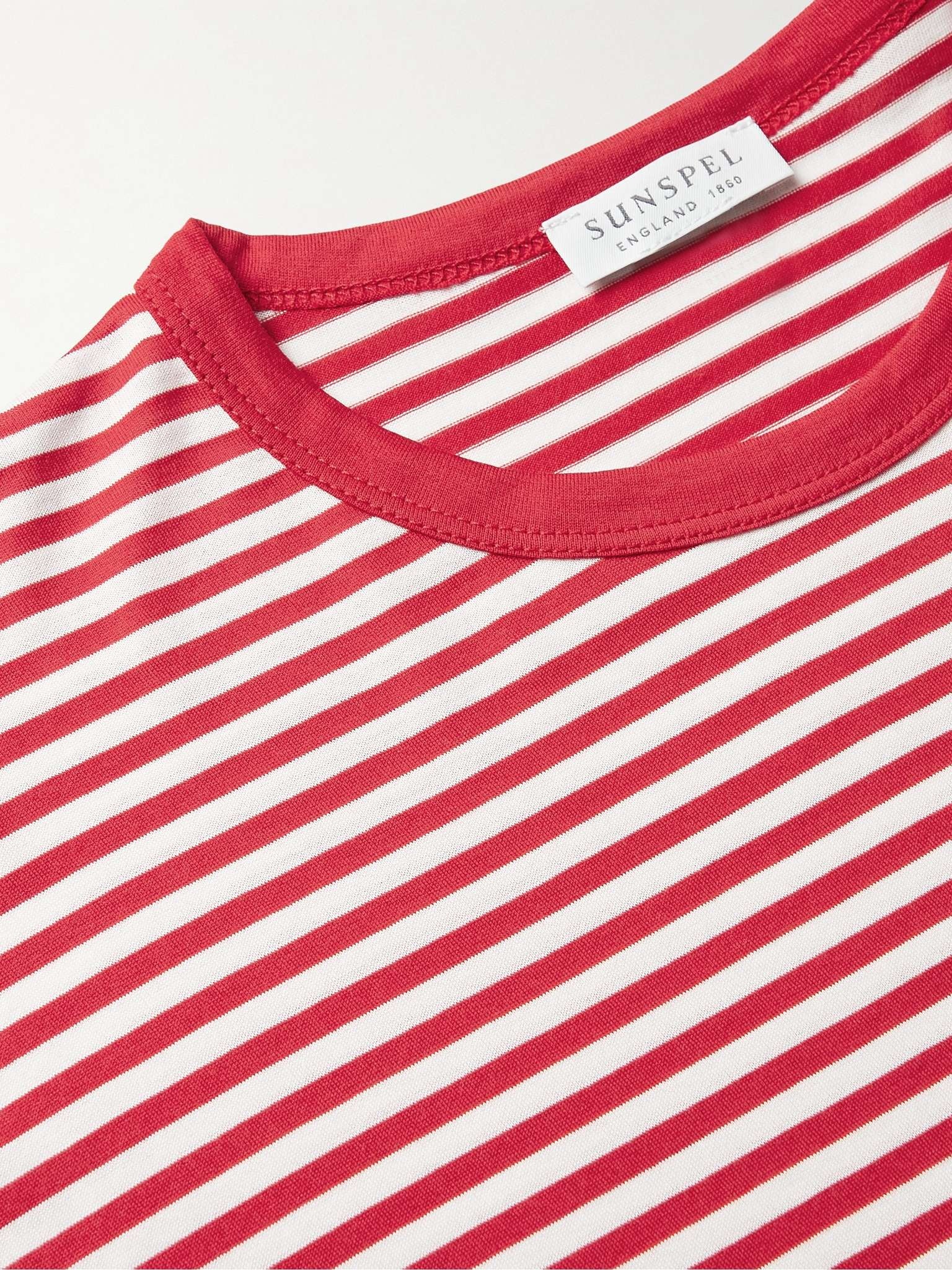 Striped Cotton-Jersey T-Shirt - 5