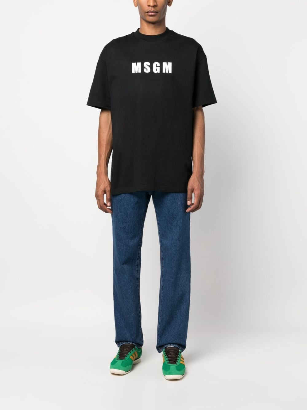 logo-print cotton T-shirt - 2