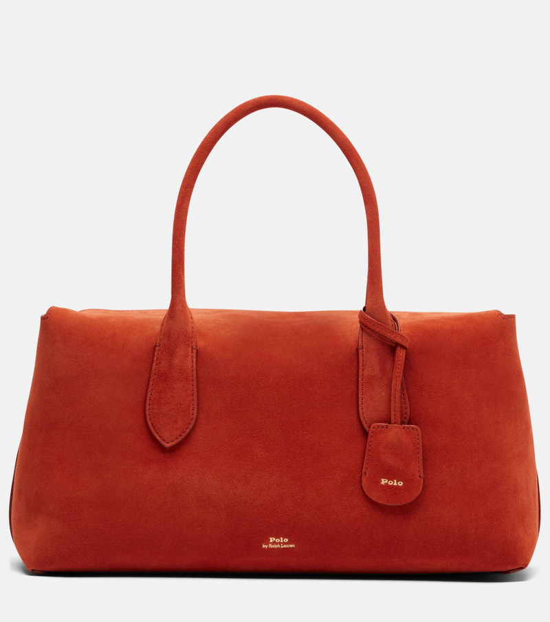 Bellport Medium suede tote bag 1