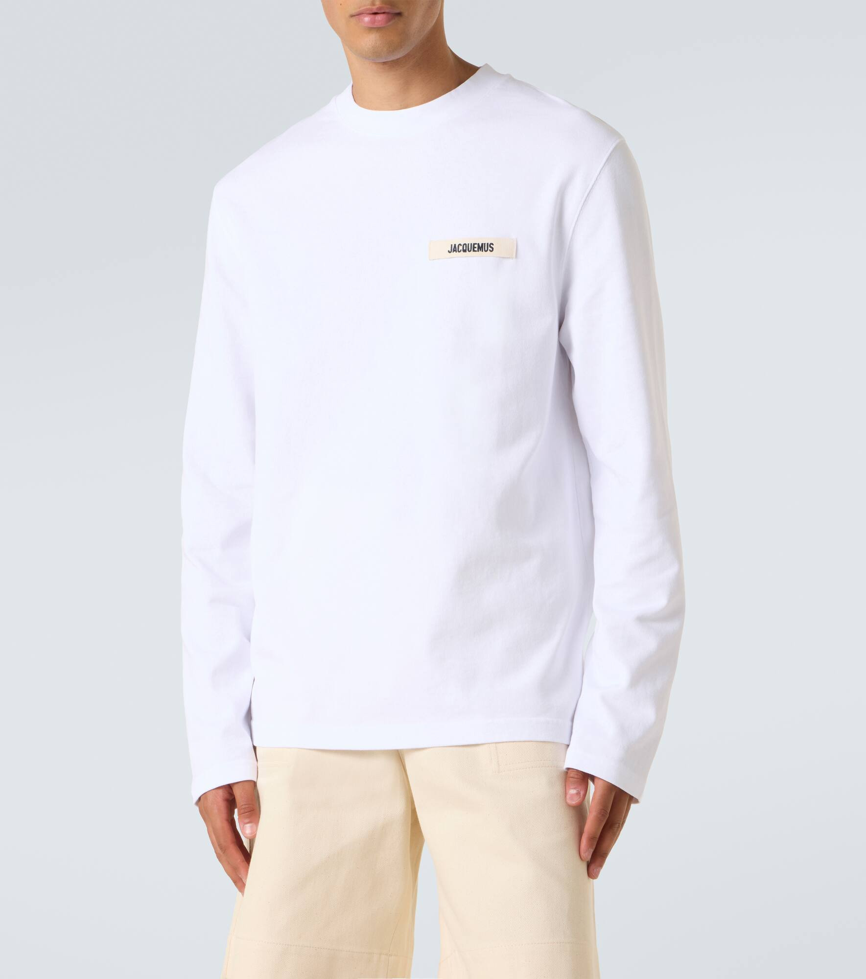 Gros Grain cotton fleece T-shirt - 3