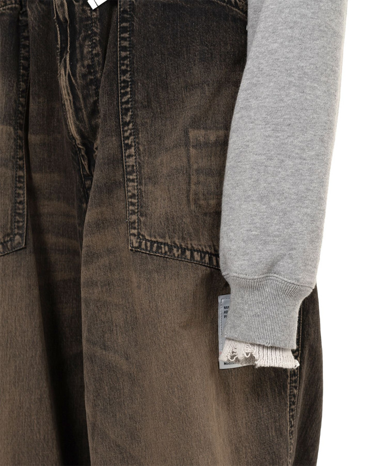 Layered Cropped Zip-up Hoodie 14