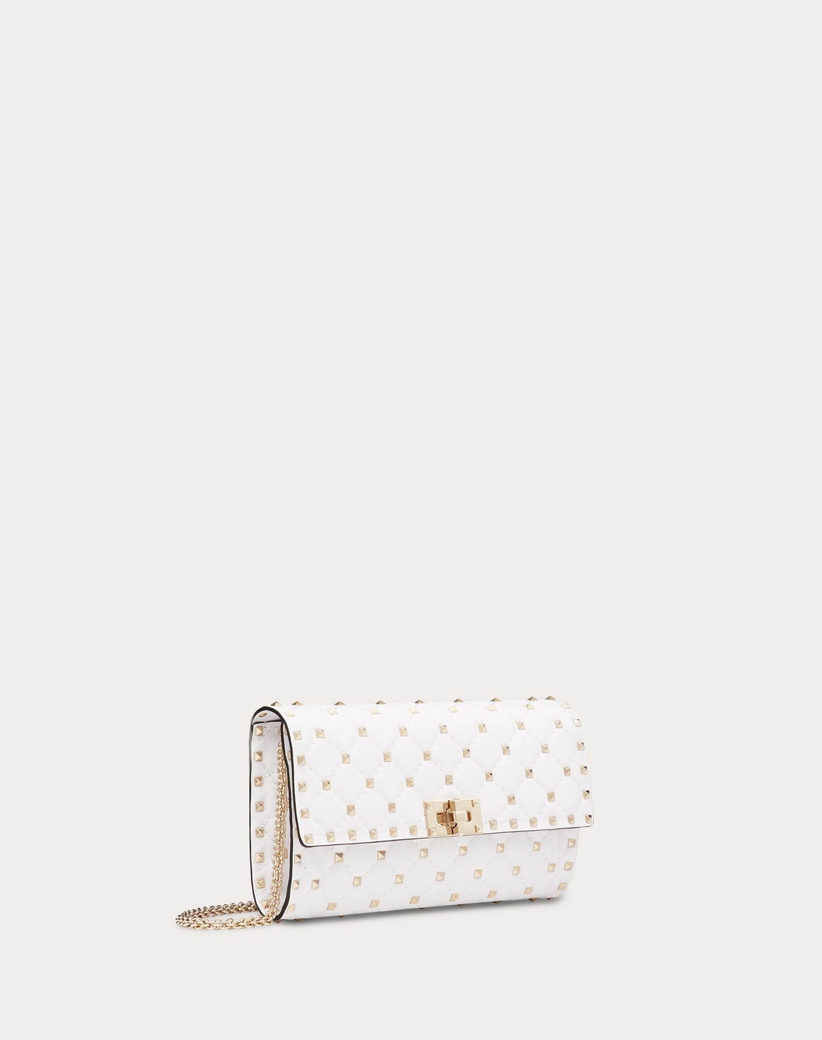 Rockstud Spike Nappa Leather Crossbody Clutch Bag - 2