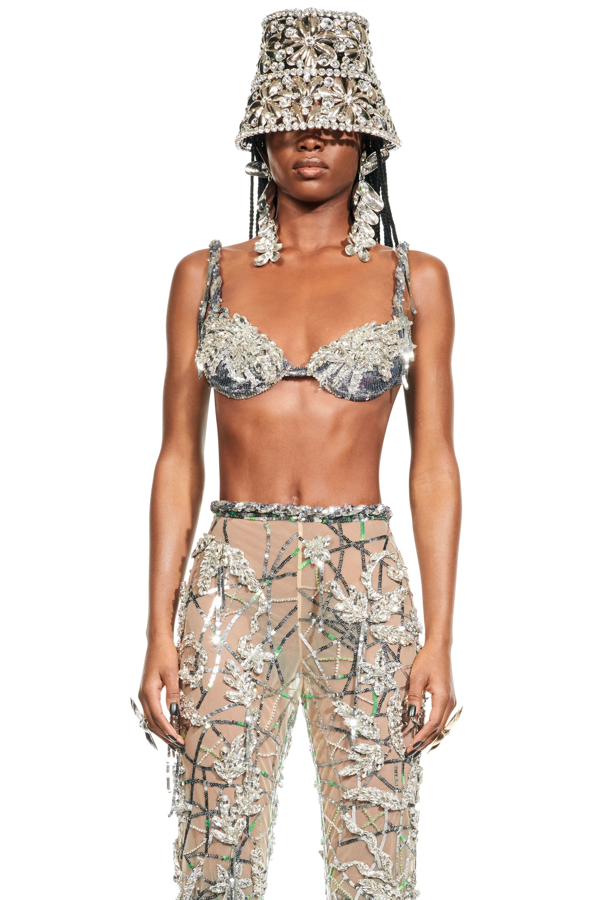 PAILLETTE SEAWEED BRA - 1