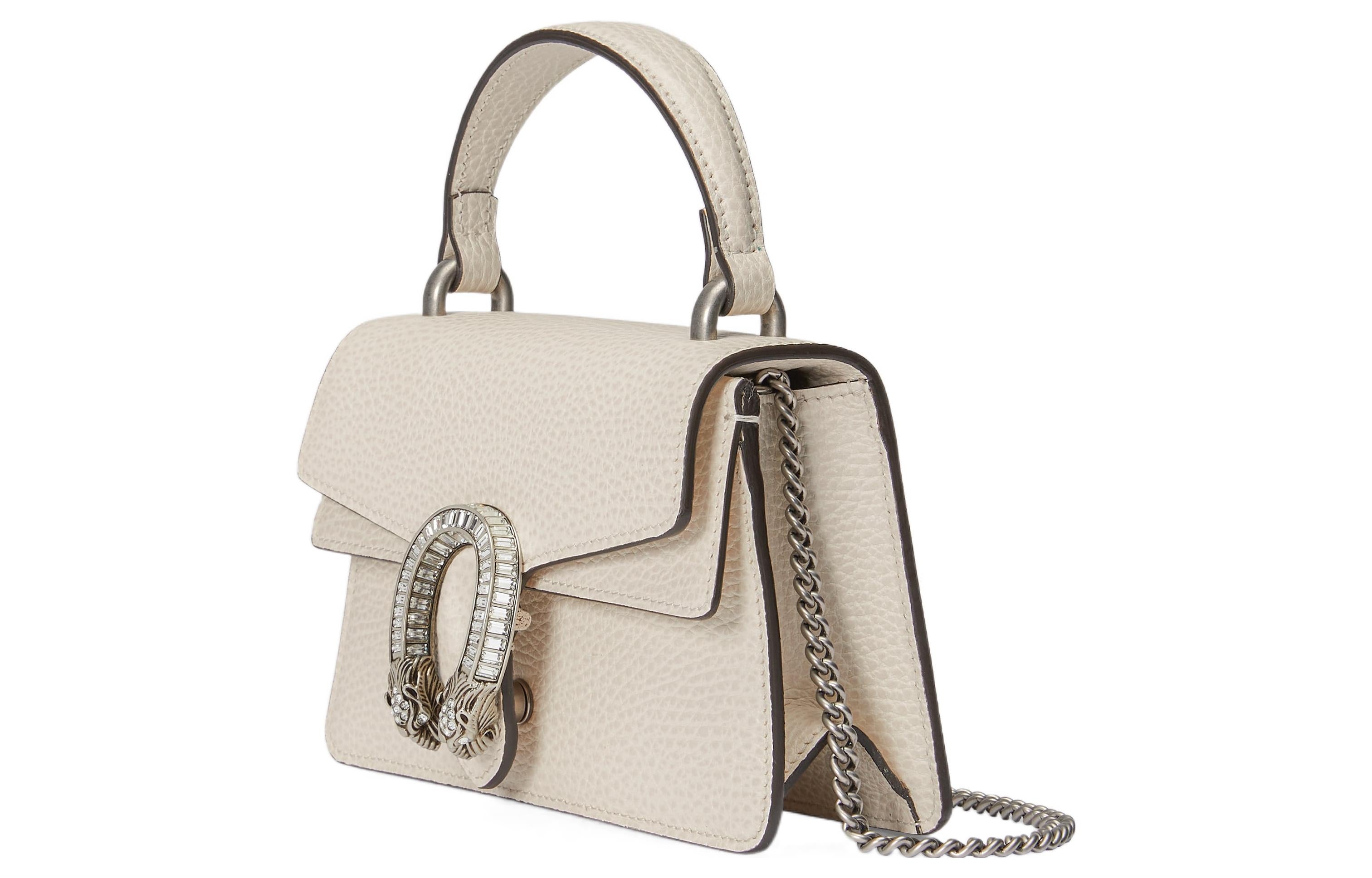 (WMNS) Gucci Dionysus Mini Top Handle Bag 'White' 752029-CAOGN-9042 - 2