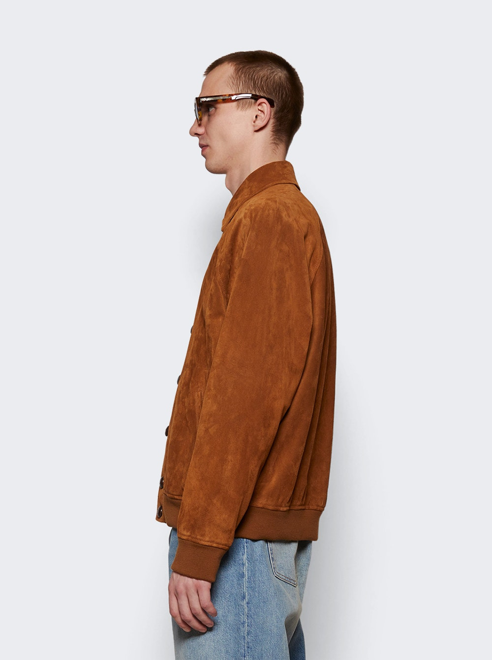 Suede Jacket Tan - 4