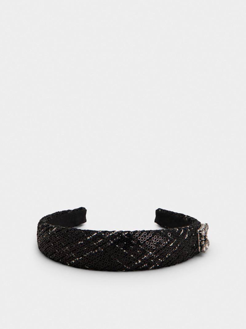 Très Vivier Hairband in tweed 1