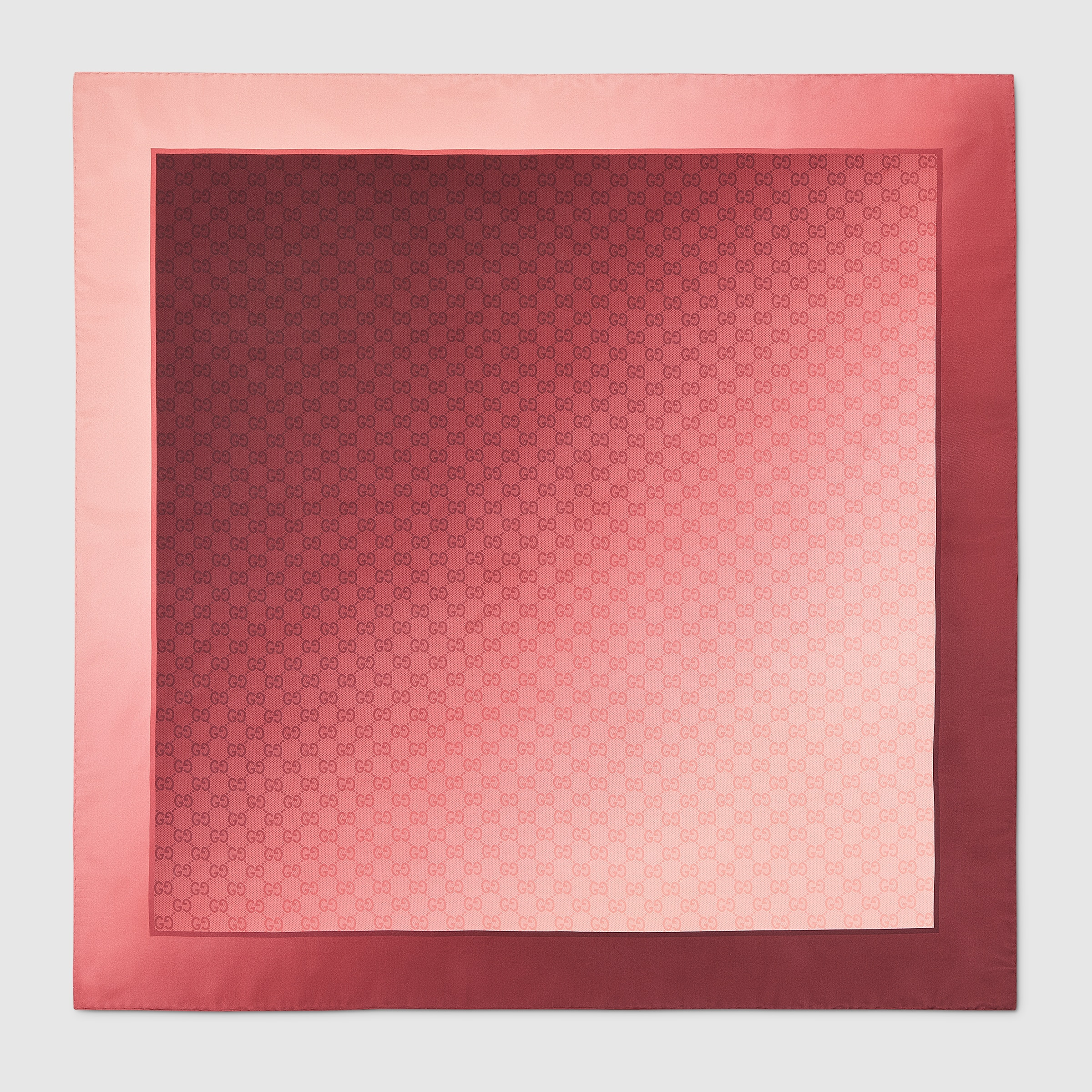Printed silk twill carré - 1