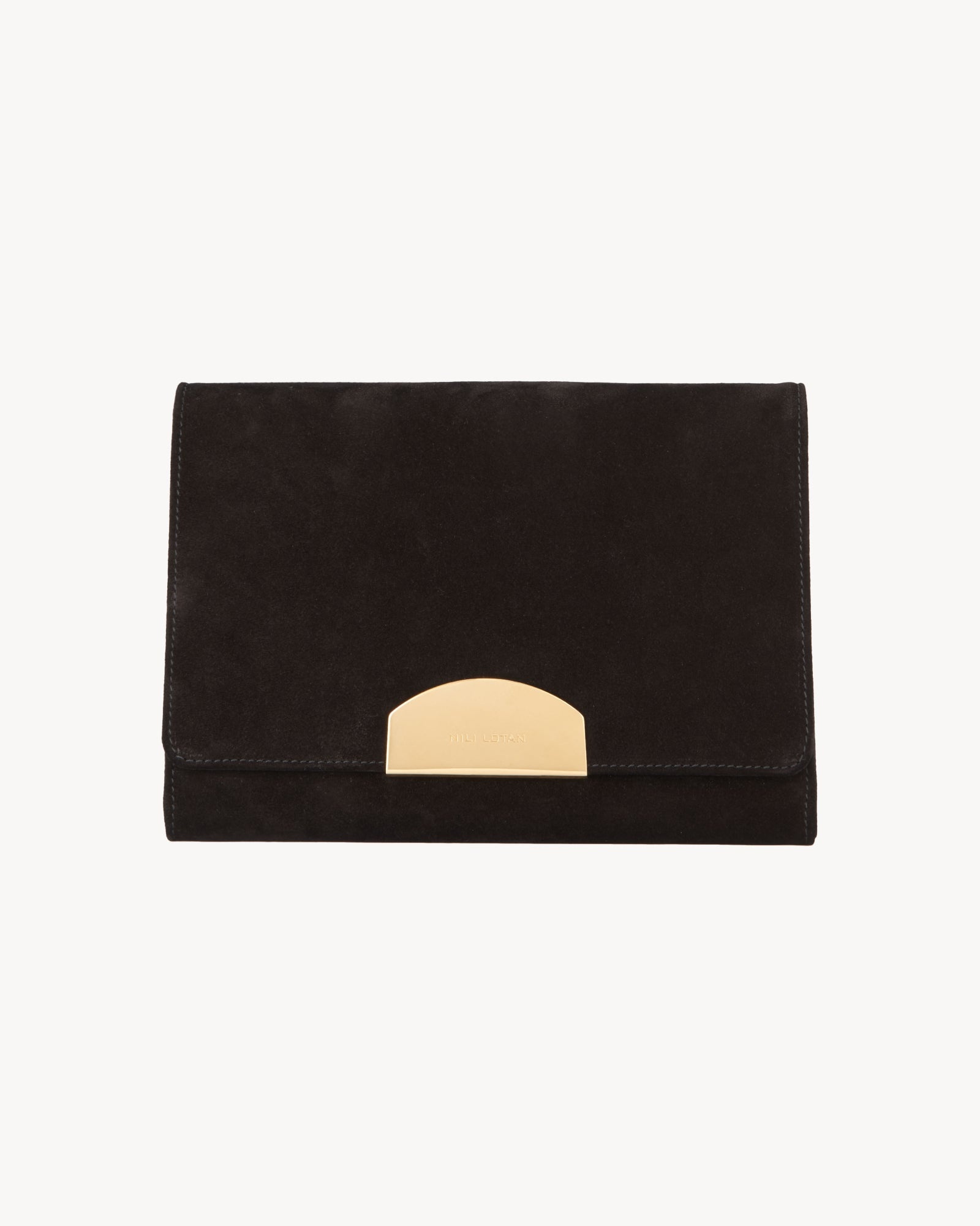 LE AGNES SUEDE CLUTCH - 1