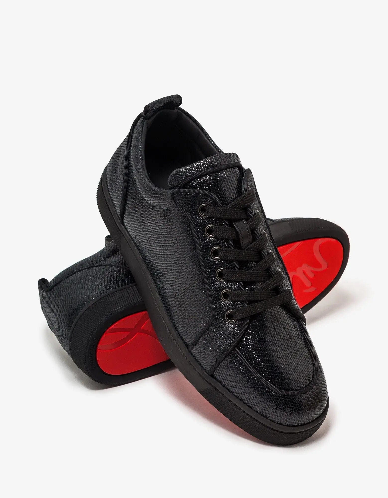 Christian Louboutin Rantulow Grosgrain Trim Jacquard Trainers - 5