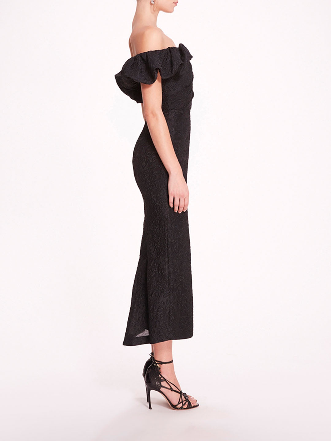 CLOQUE MIDI DRESS - 3