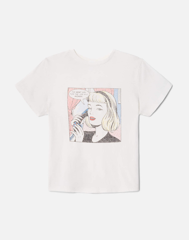 Classic "The Job" Tee - Vintage White 1