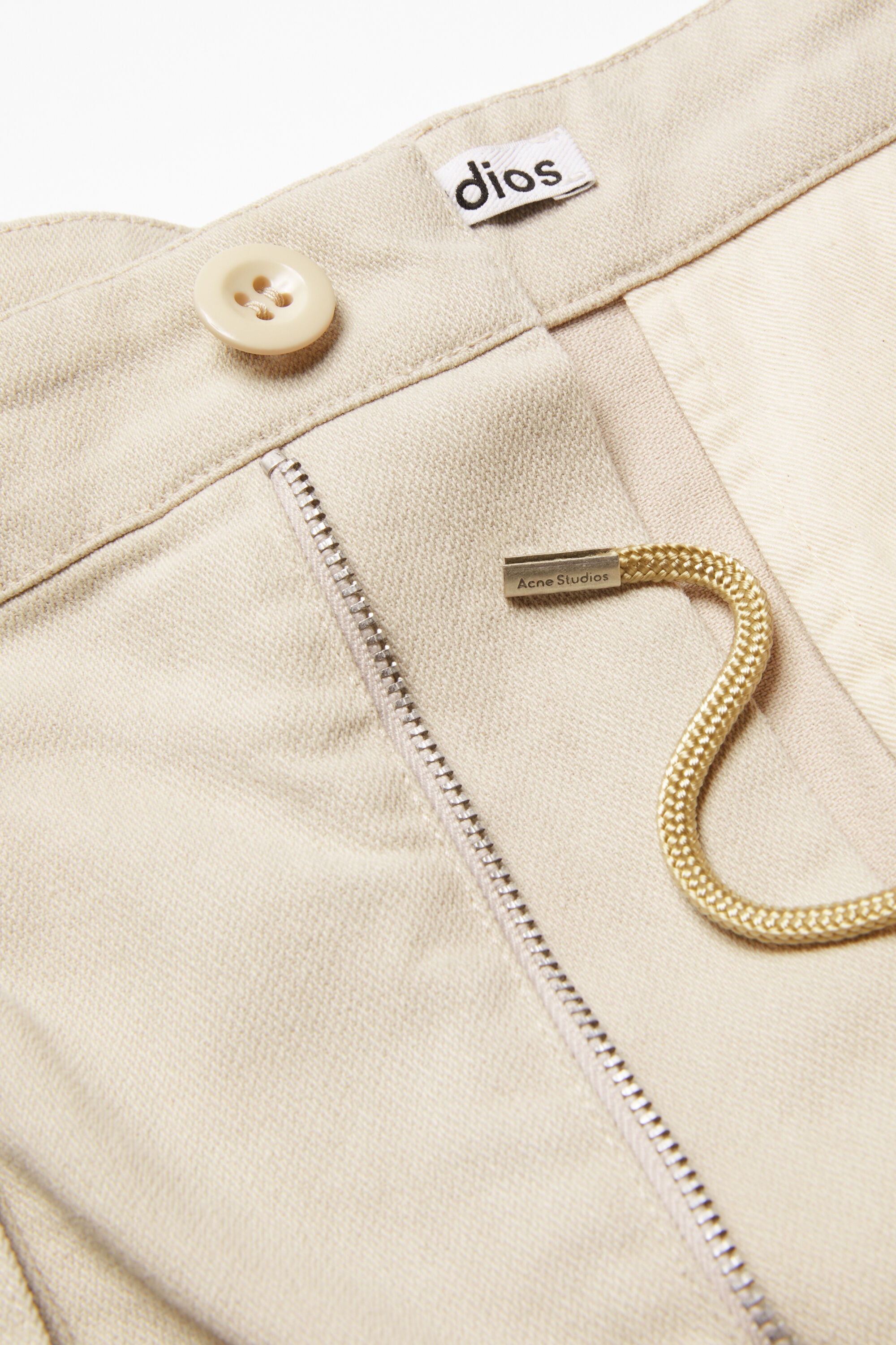 Twill trousers - Ivory white - 6