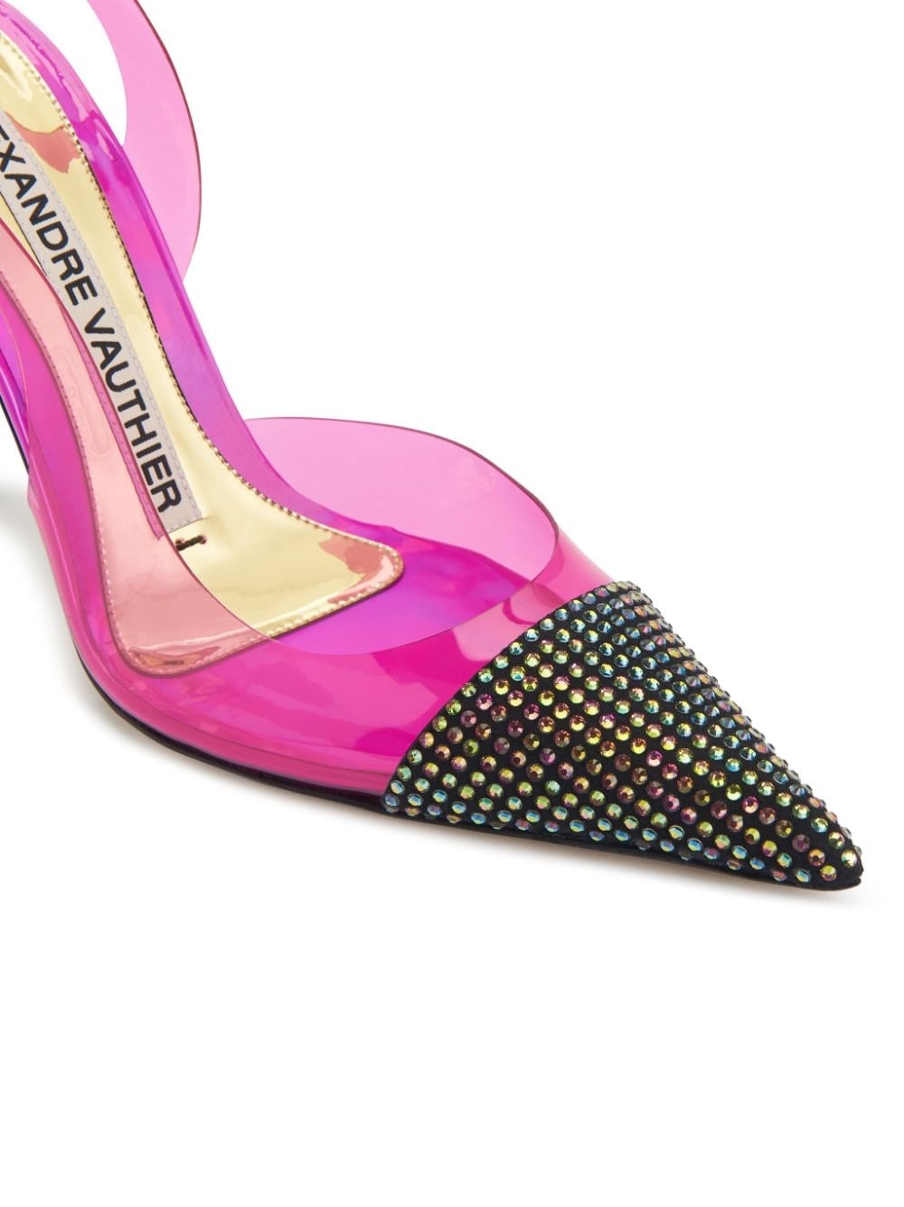 105mm crystal-embellished pumps - 4