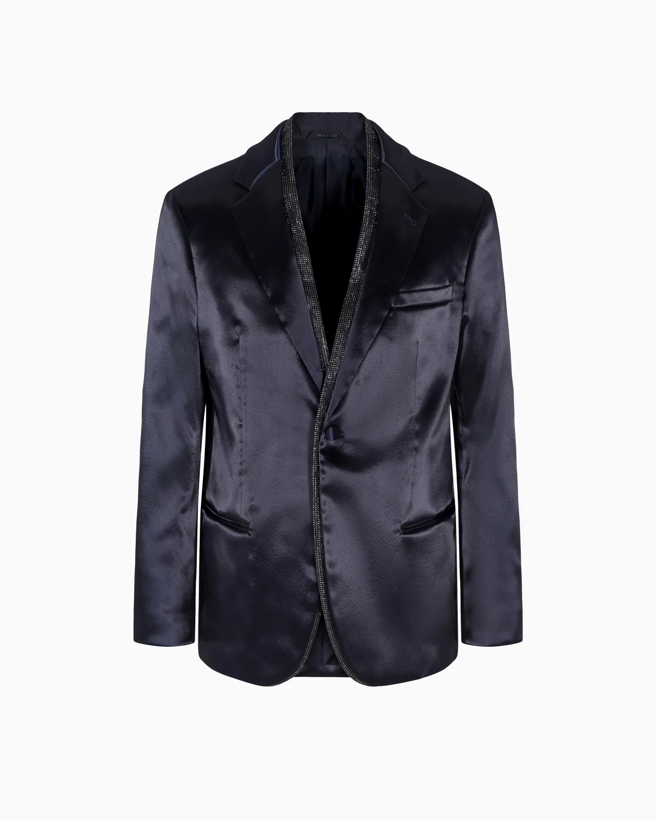 SOHO LINE SILK-BLEND RHINESTONE TUXEDO 잭 - 1