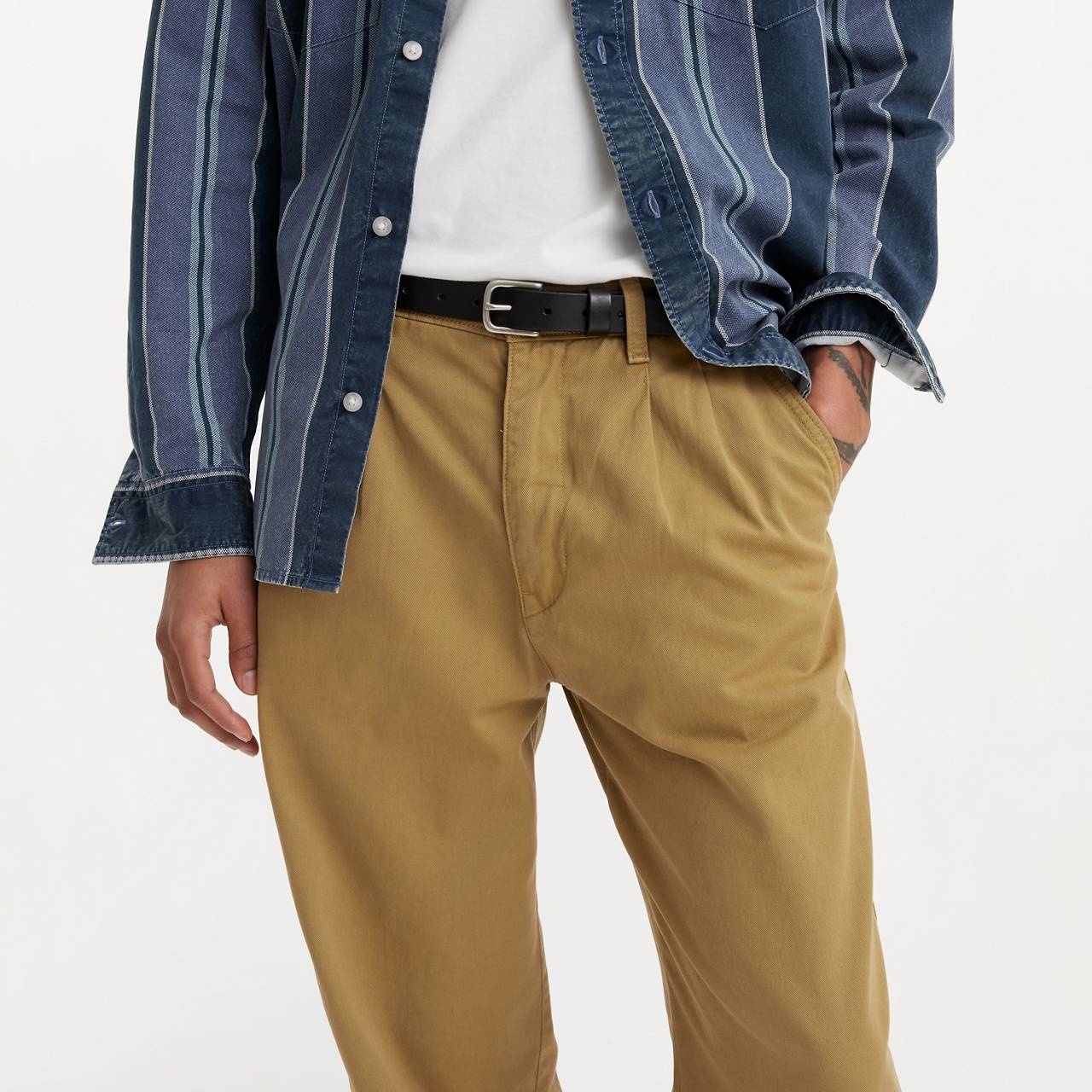 LEVI'S® XX CHINO LOOSE STRAIGHT PLEATED MEN'S PANTS - 4