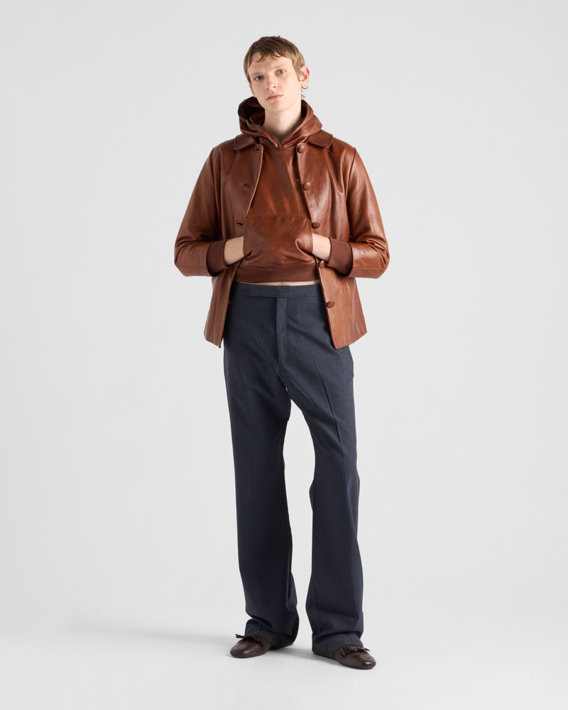 Prada Leather blouson jacket outlook