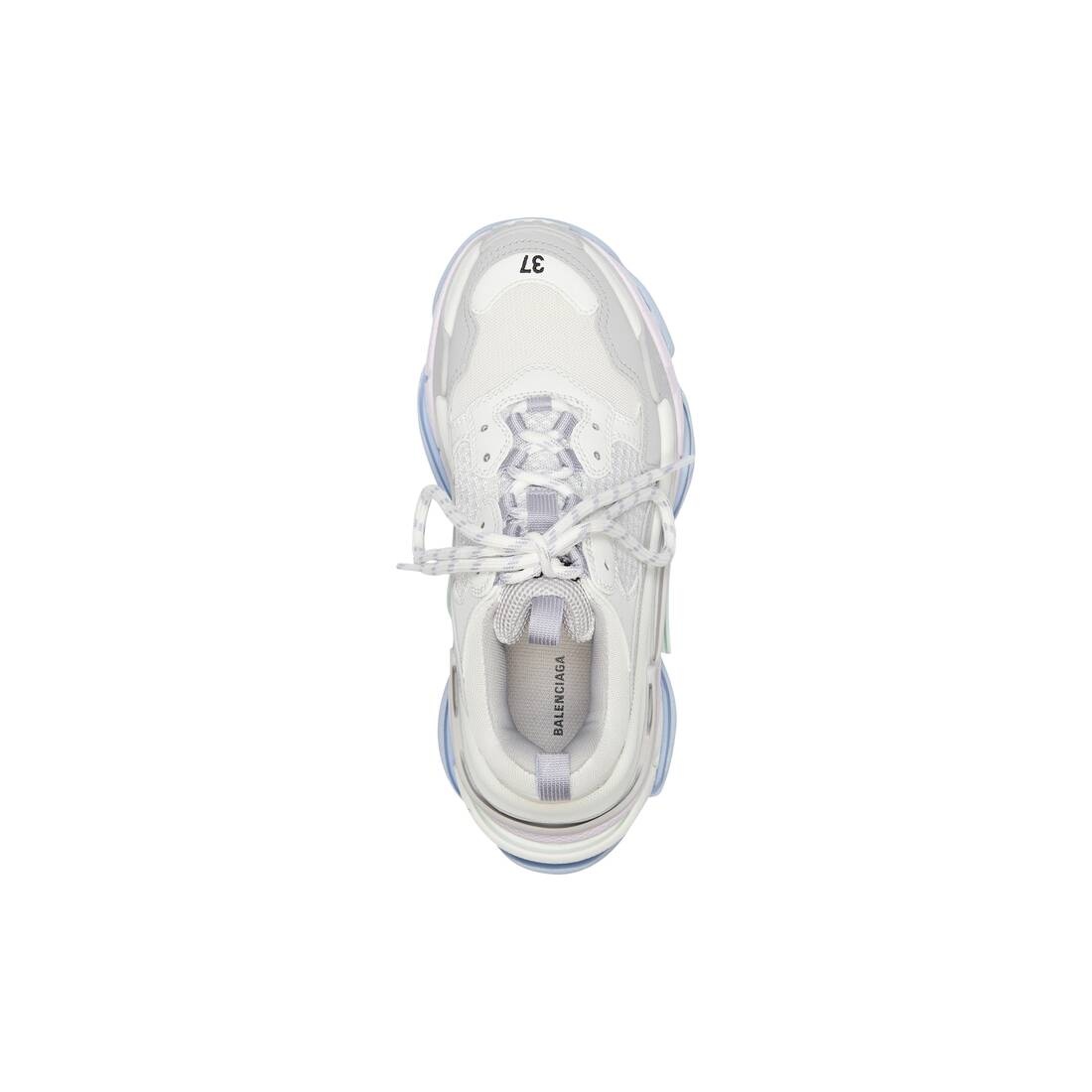 Women's Triple S Sneaker in White/blue - 4