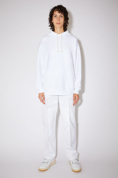 Acne Studios Hooded sweatshirt optic white outlook