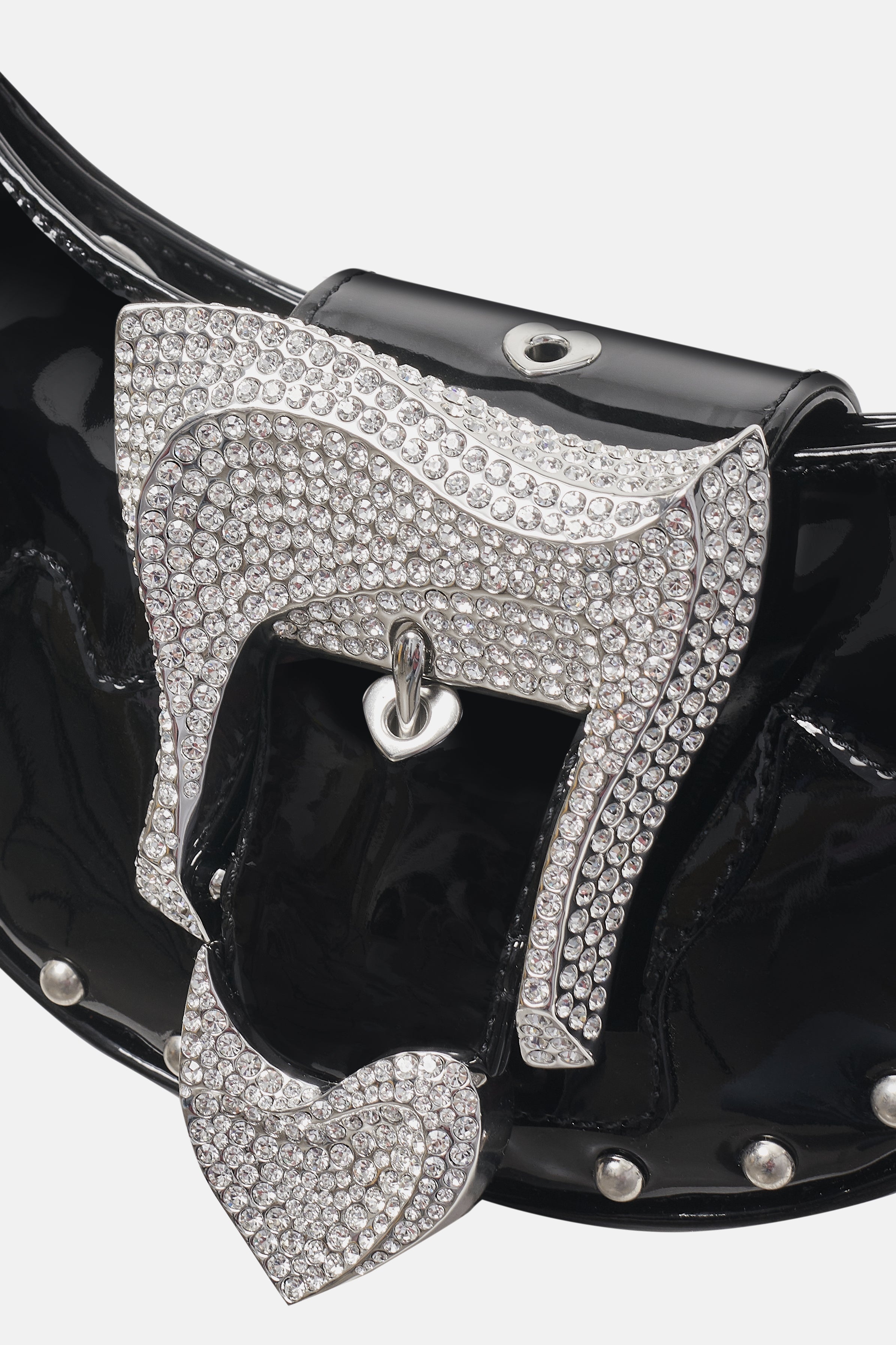 DEVILLE BAG PATENT LEATHER BLACK 2