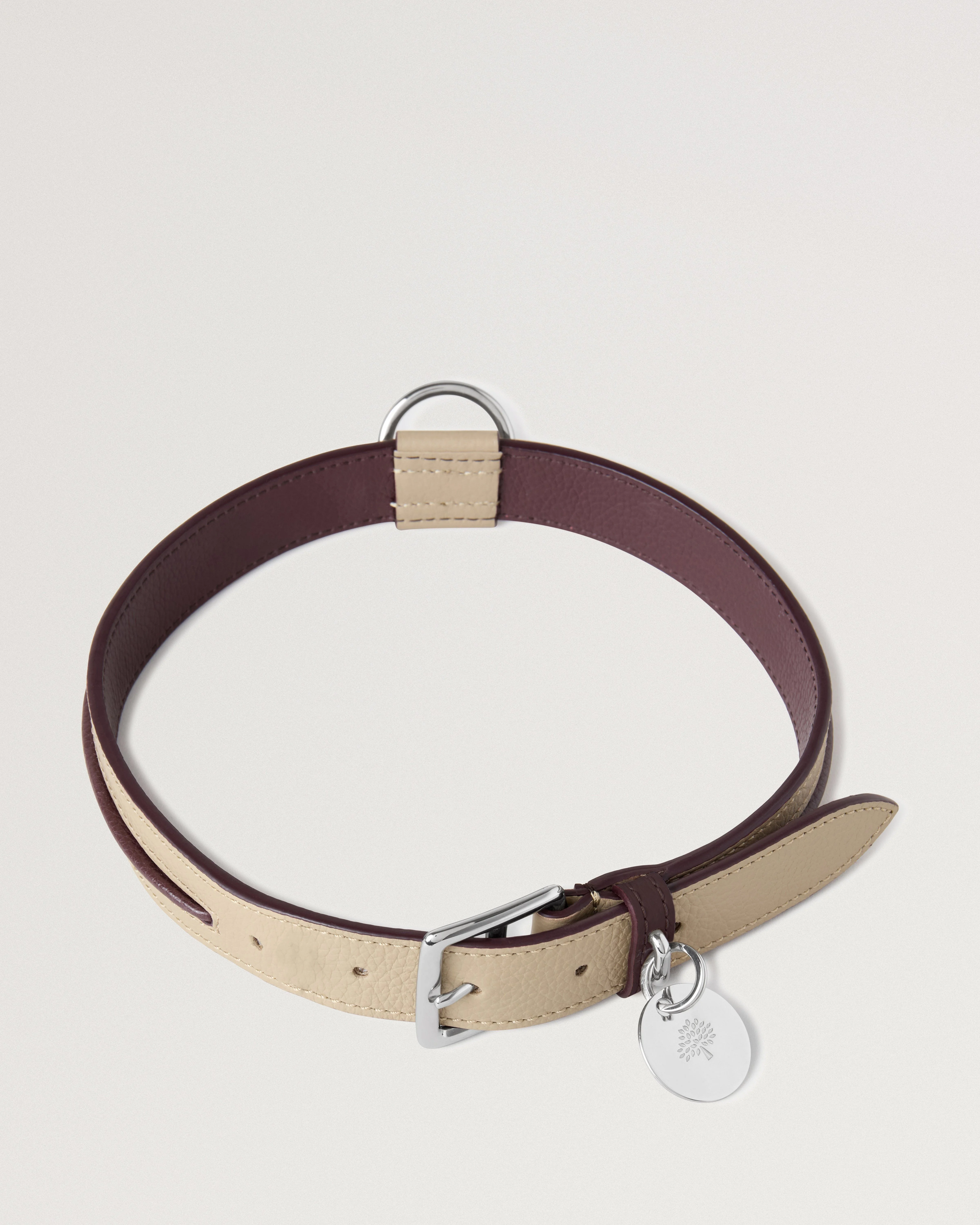 Large Leather Dog Collar
Dune & Oxblood Small Classic Grain - 1