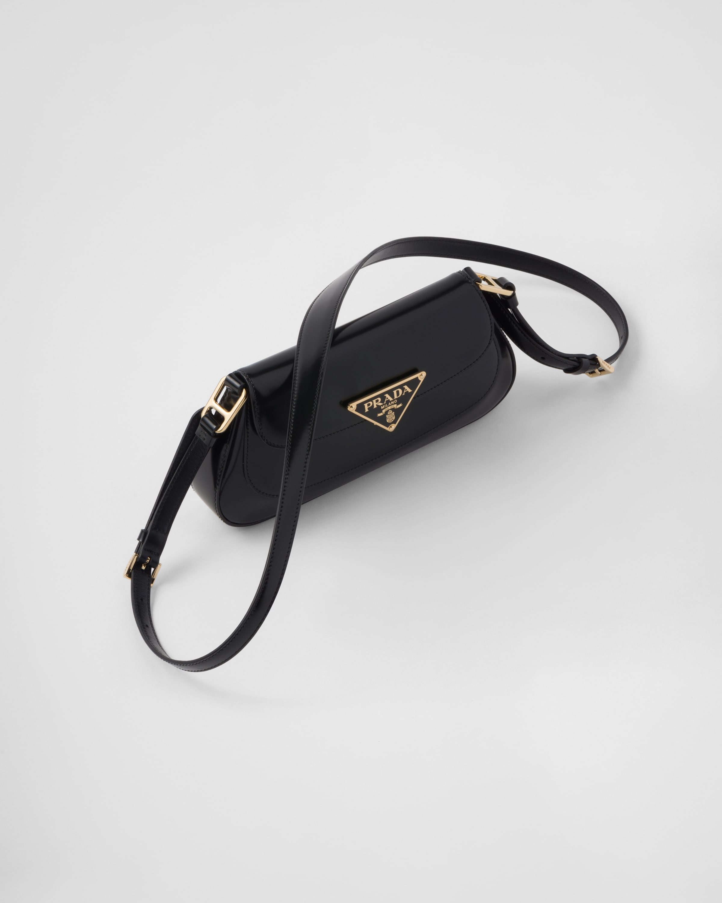 Brushed leather shoulder bag - 3