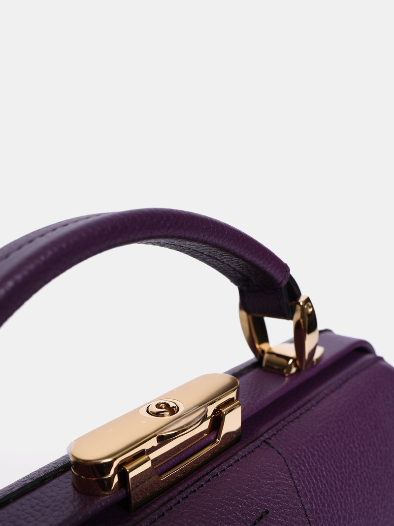 The Sophie - Violet Calf Grain 3