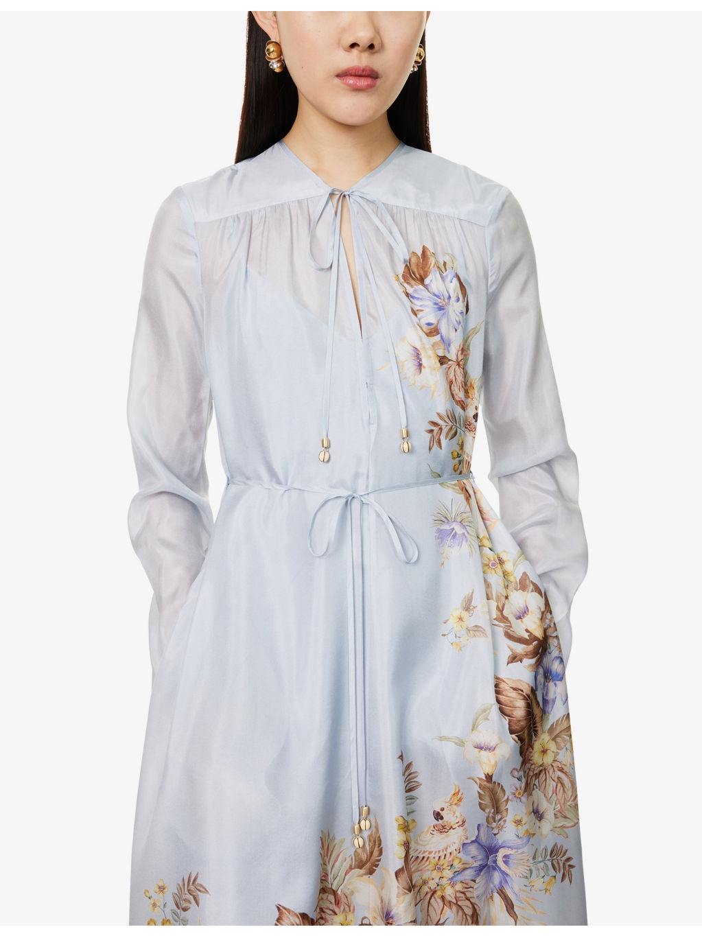Coco Billow Silk Maxi Dress - 5
