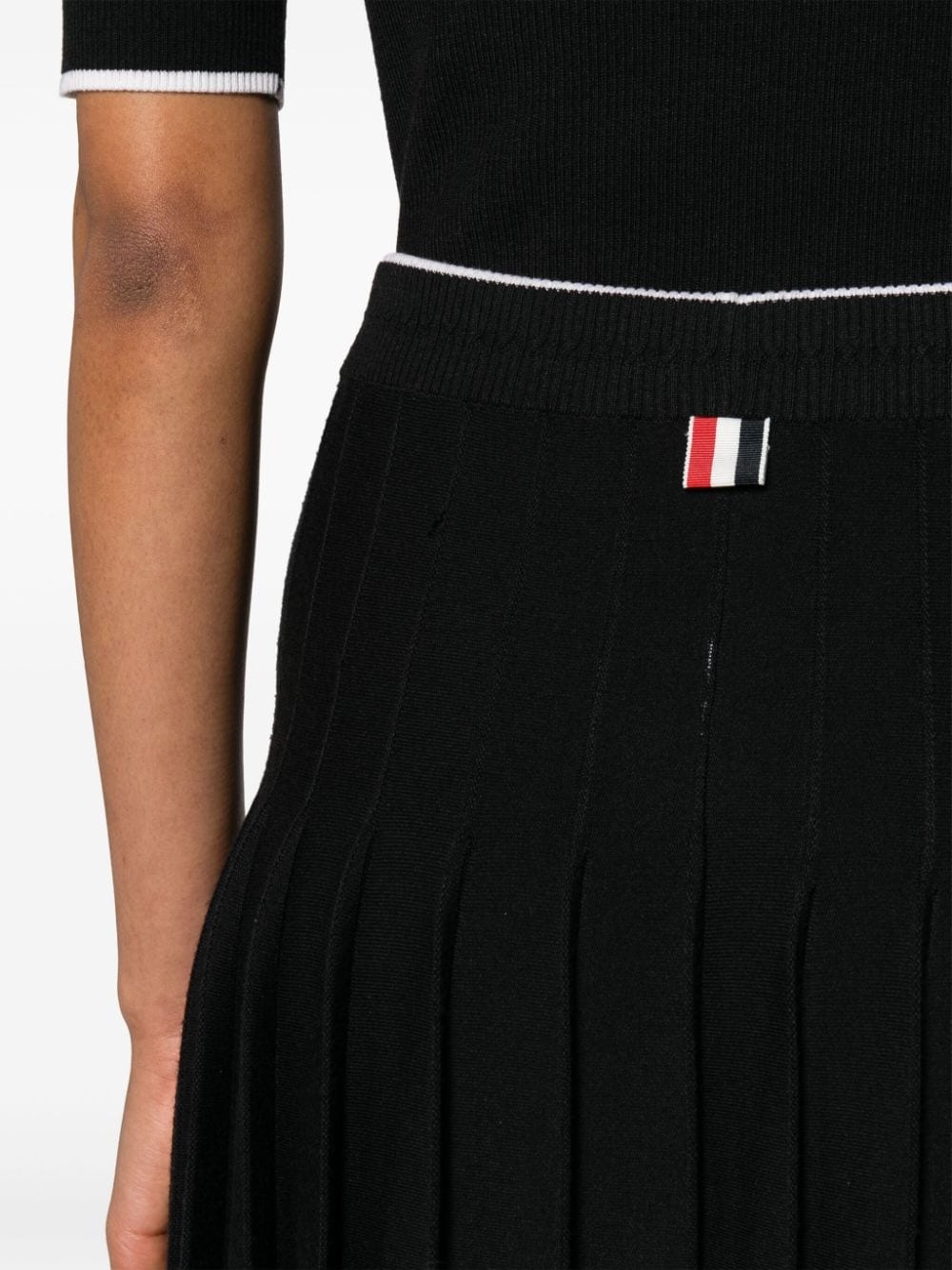 A-line pleated midi skirt - 5