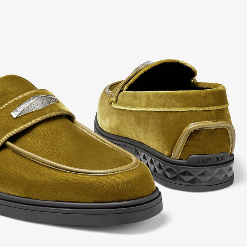 Josh Driver
Citrine Velvet Driver Shoes with Pavé Diamond 3