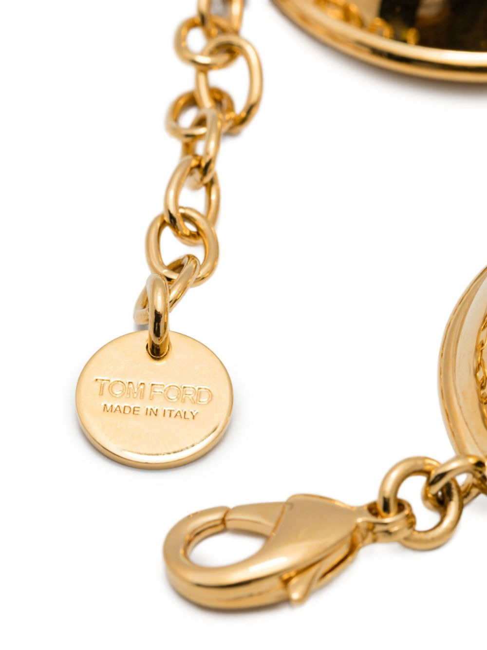 dome-detail chain bracelet - 3