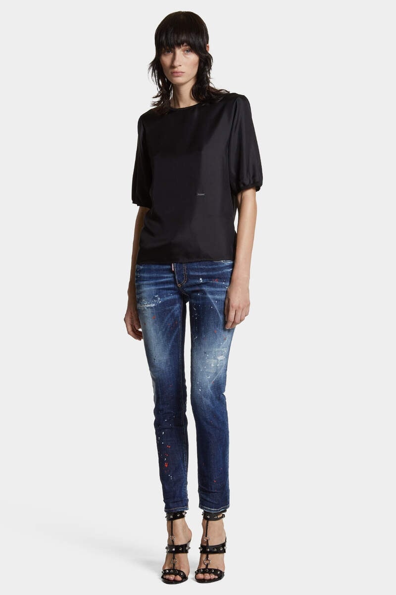 MEDIUM EASY WASH MEDIUM WAIST JENNIFER JEANS - 3