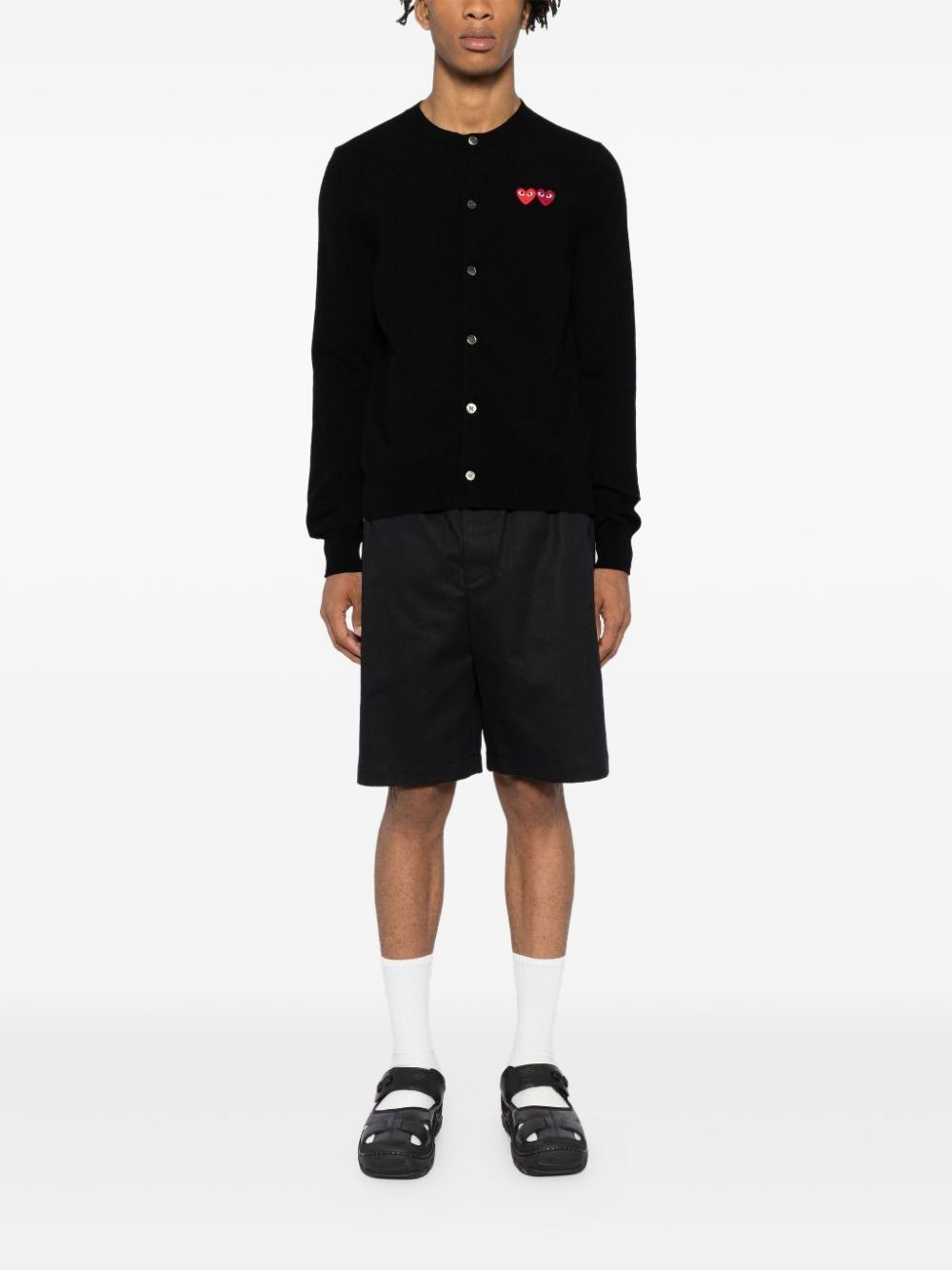 heart-logo cardigan - 2