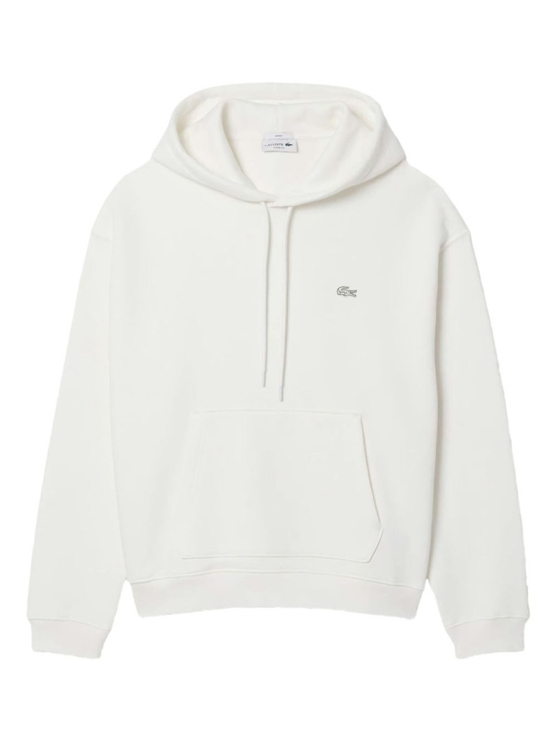 logo-embroidered hoodie 1