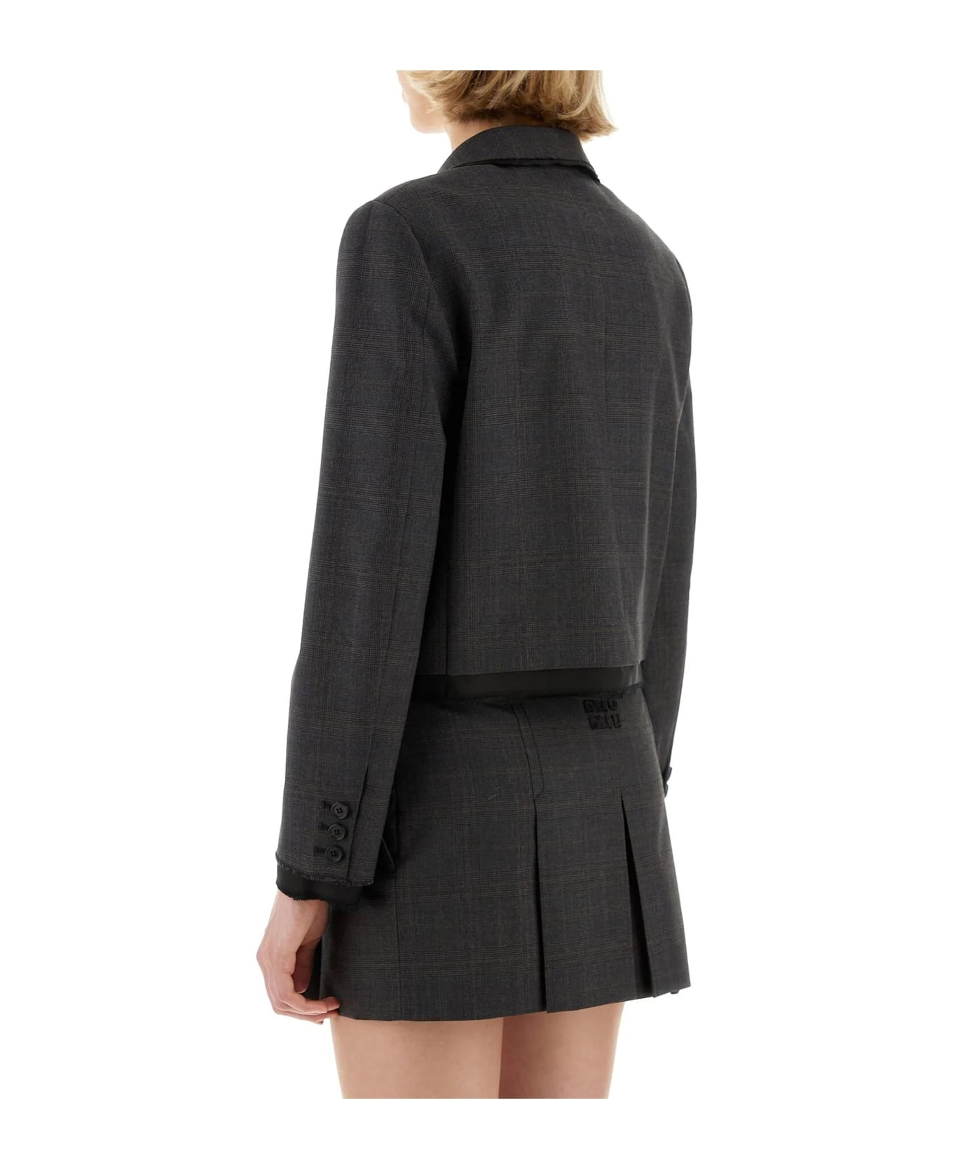 Embroidered Wool Blazer - 5